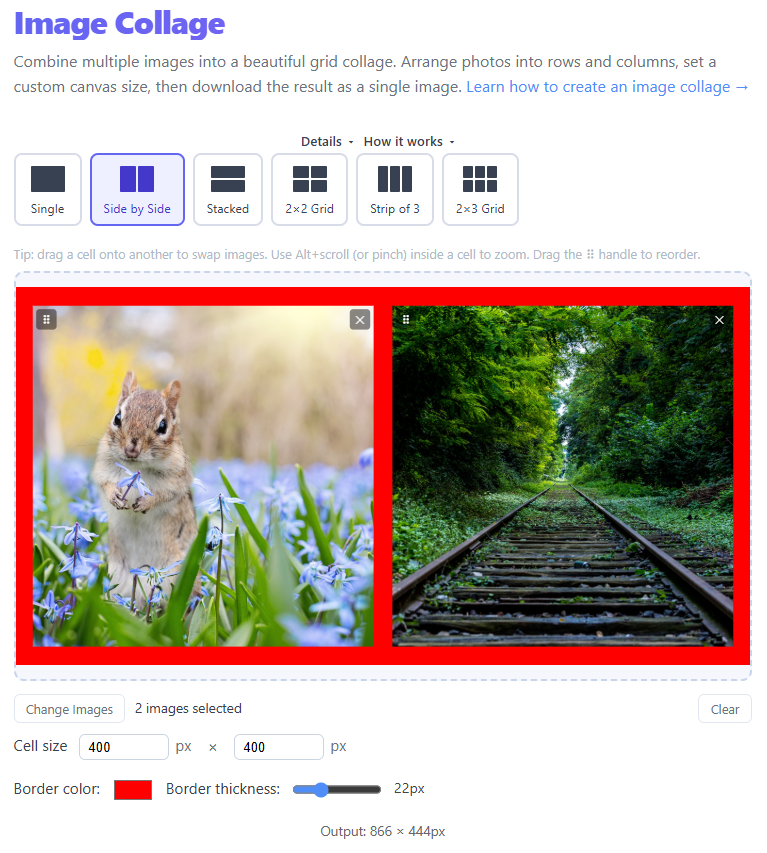 Thumbnail for Want beautifully collaged images?