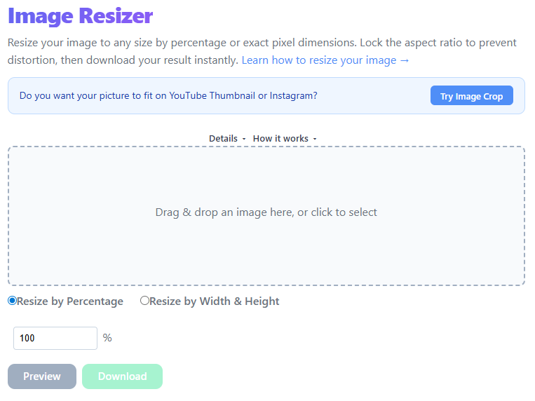 Thumbnail for Resize images quickly